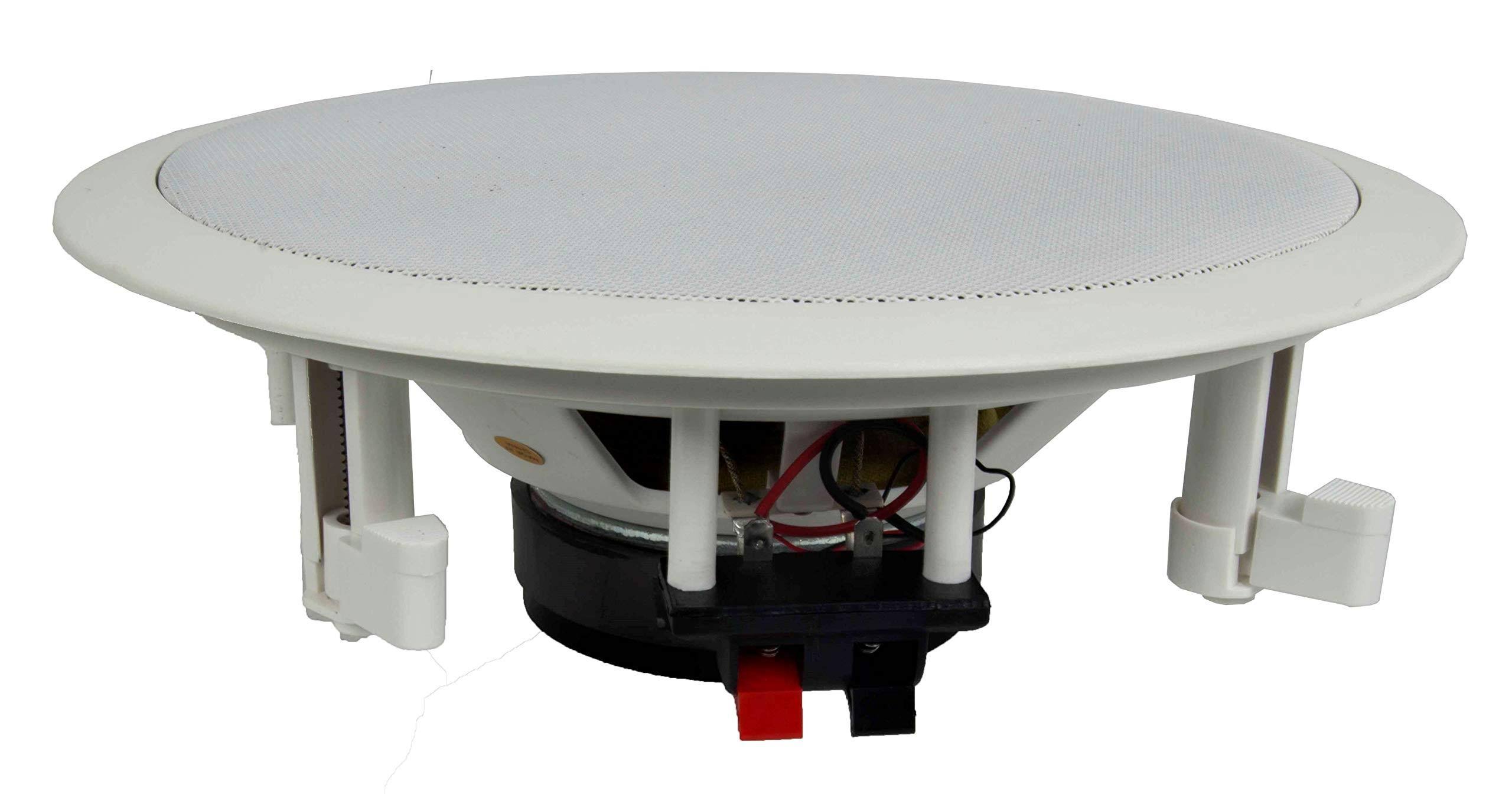 8x22 1000W Round Wall and Ceiling Speakers 2 Pair K238