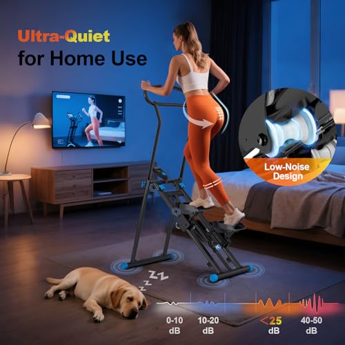 Compact Vertical Stepping Exercise Equipment with LCD Monitor V284