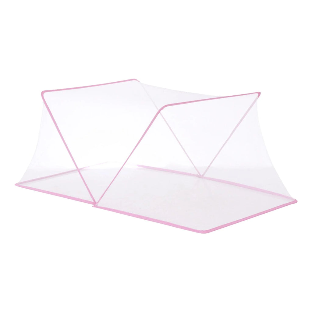 Pink 190x160x80cm Collapsible Bed Canopy M52013