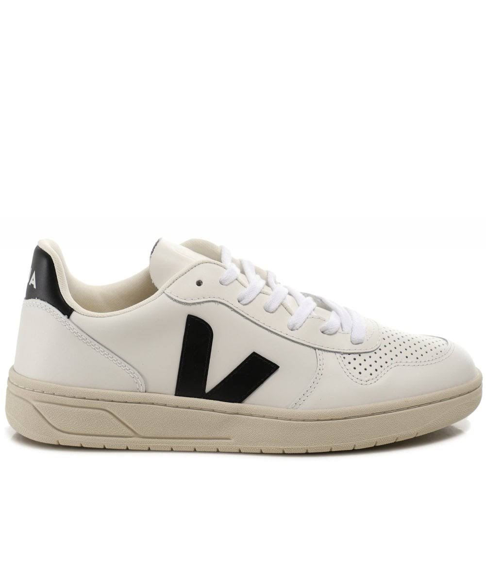 White Leather Sneakers R23408
