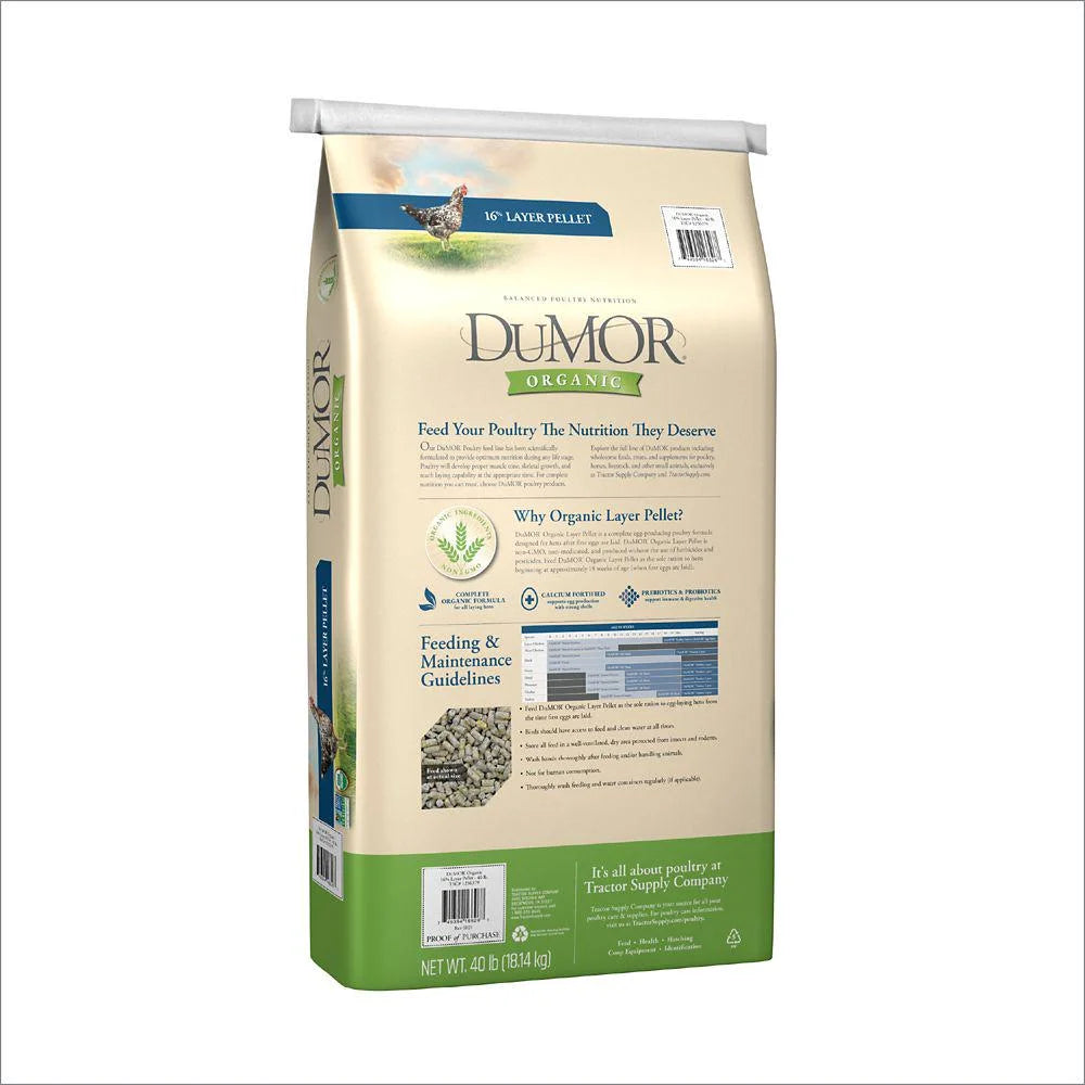 Organic 16% Layer Pellet Chicken Feed, 40 lb. F5938