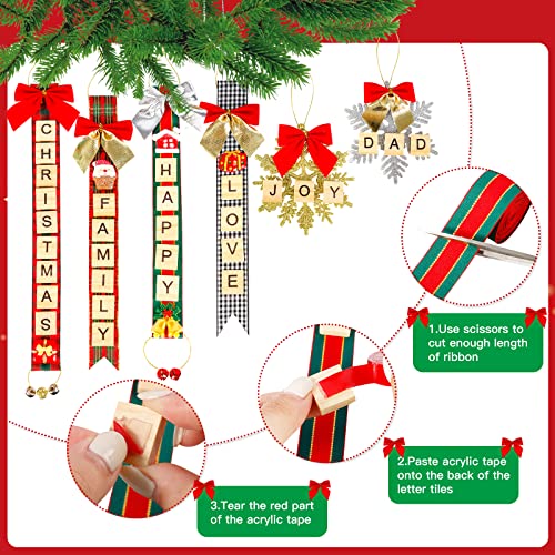 312 Pieces Christmas Ornaments DIY Xmas Arts and Crafts Decorations Supplies J2670