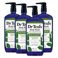 Body Wash with Pure Epsom Salt, Eucalyptus & Spearmint, 24 Fl Oz (Pack of 4) Q317103