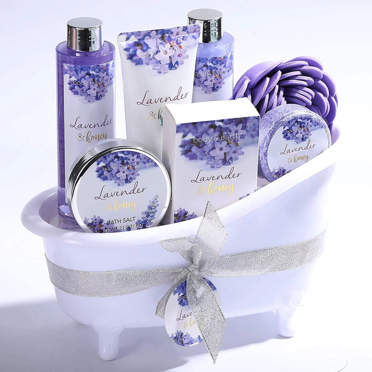 8 Pcs Lavender and Honey Spa Gift Sets O112249