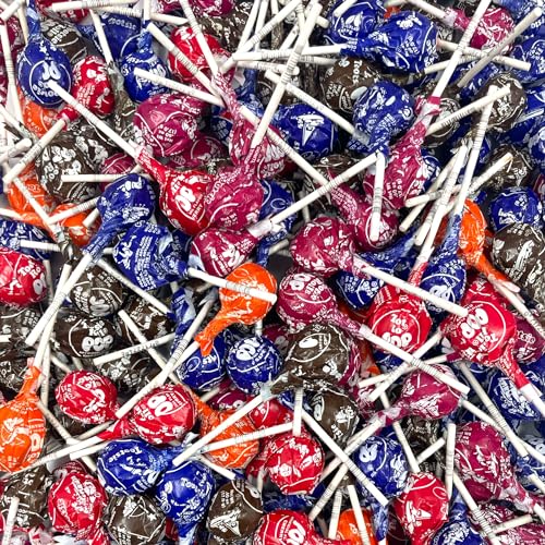 Chocolate Lollipops 140 Piece Bulk Candy Pack Individually Wrapped 6 Lbs I5689