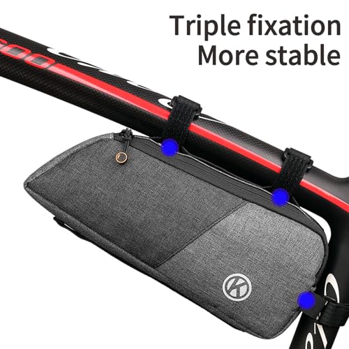 Black Waterproof Bicycle Frame Bag C2385