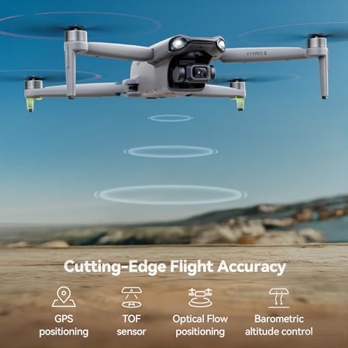 2 Drone with 6K Camera, 3-Axis Gimbal, 70-Min Flight Time with 2 Batteries S84380