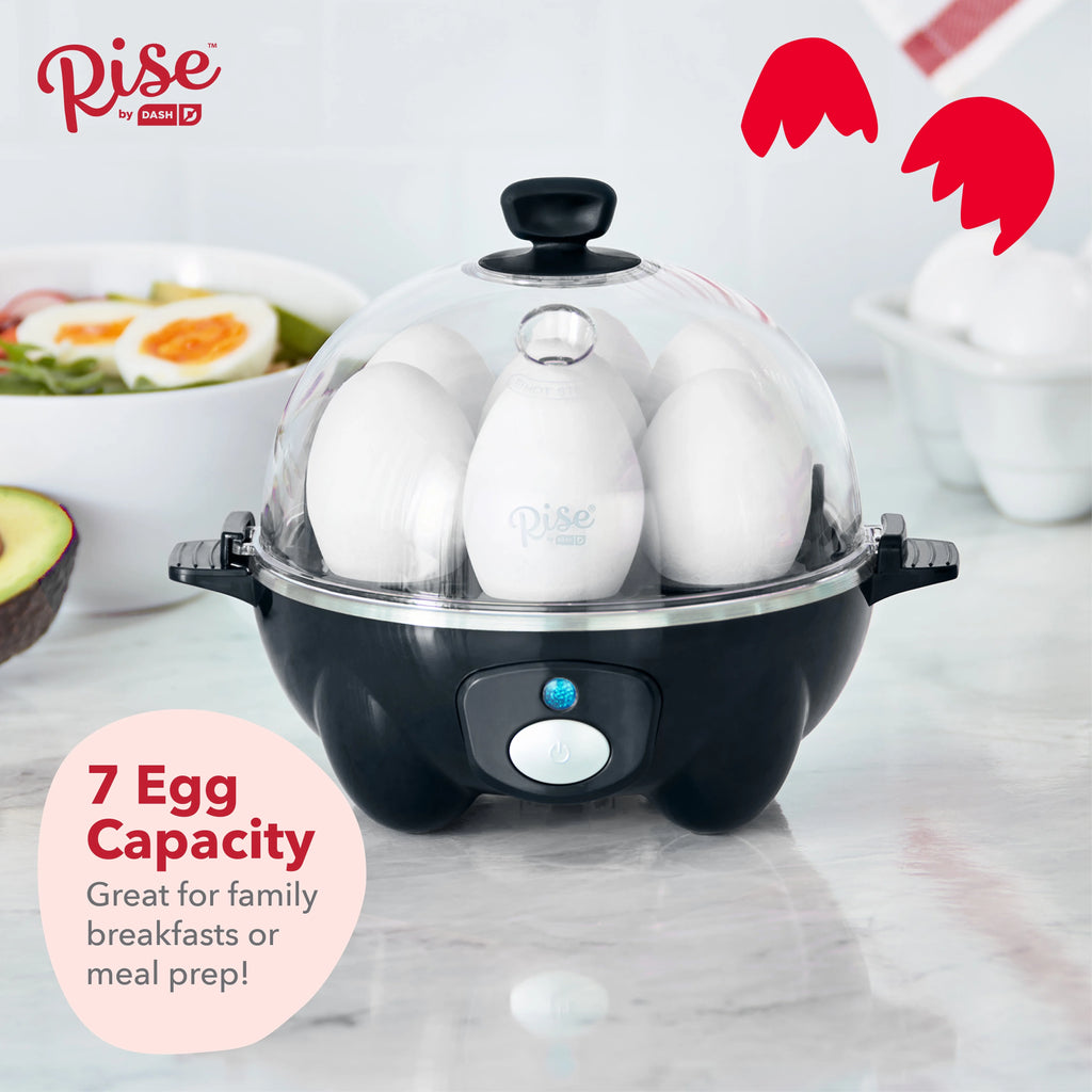 7 Egg Capacity Electric Egg Cooker Black Q9174