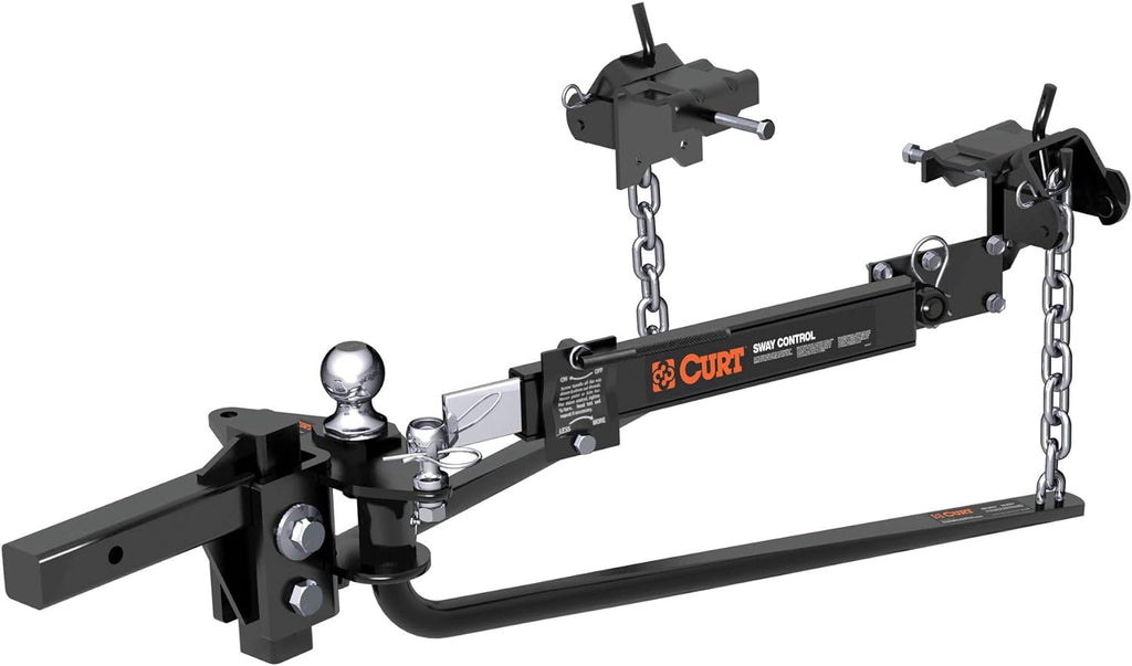 Black Round Bar Weight Distribution Hitch, 2-in Shank, 2-5/16-Inch Ball N66853