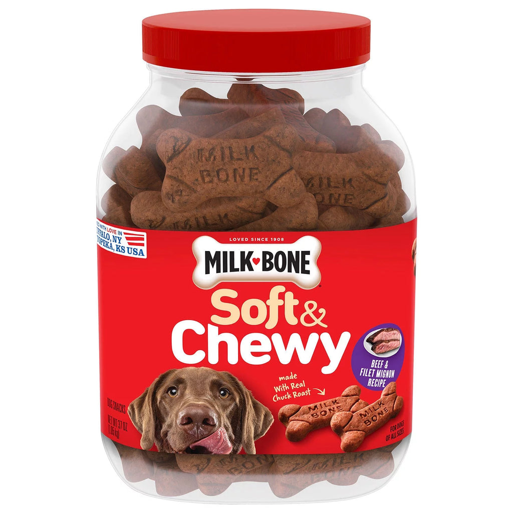 Soft & Chewy Beef & Filet Mignon Recipe Dog Snacks (37 oz.) K74297