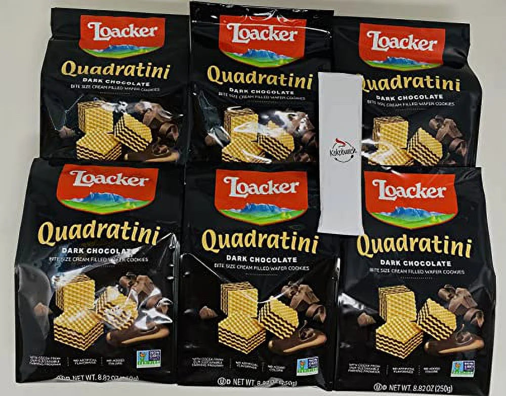 Dark Chocolate Filled Wafer Cookies 8.82 Oz X436819