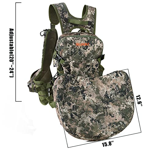 Adjustable Turkey Hunting Vest with Seat Cushion X2673