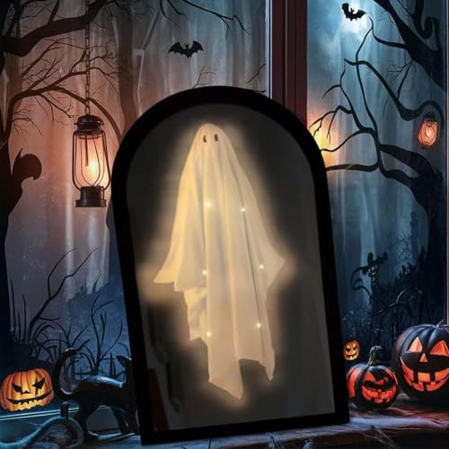 Halloween Hologram Ghost Mirror Decal F61006