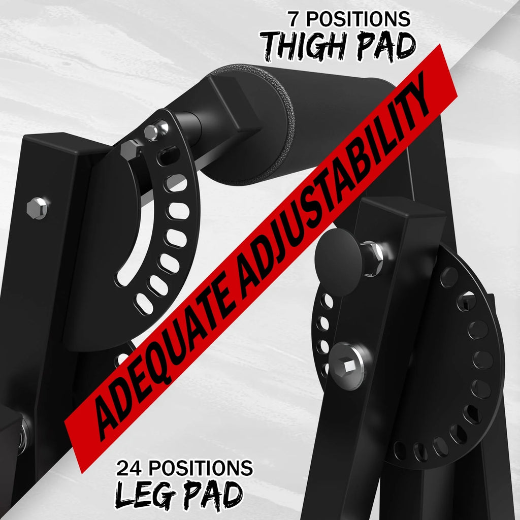 Adjustable Leg Extension and Curl Machine W698