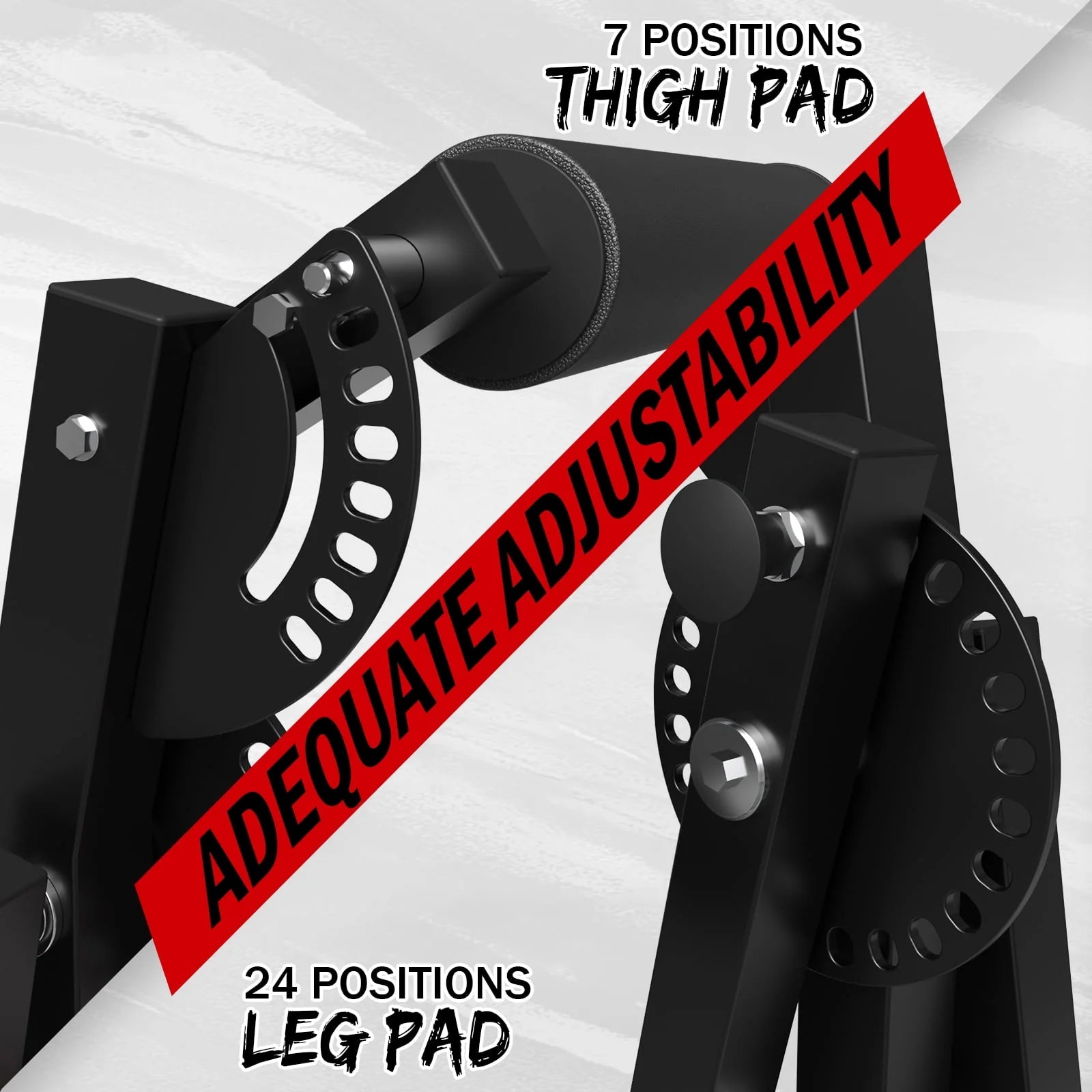 Adjustable Leg Extension and Curl Machine W698