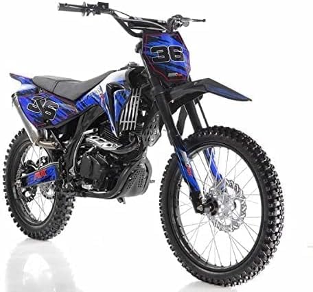 Green 250cc Dirtbike with 5 Speed Manual Clutch 21/18 inch Tires N981433