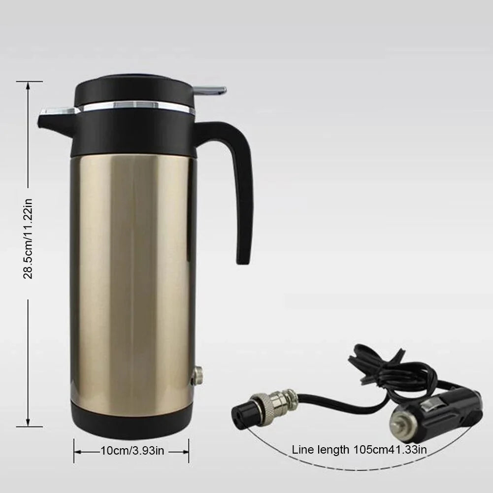 12V/24V Stainless Steel Water Heater Bottle E327