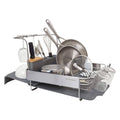 Green Gray Expandable Dish Rack J3553