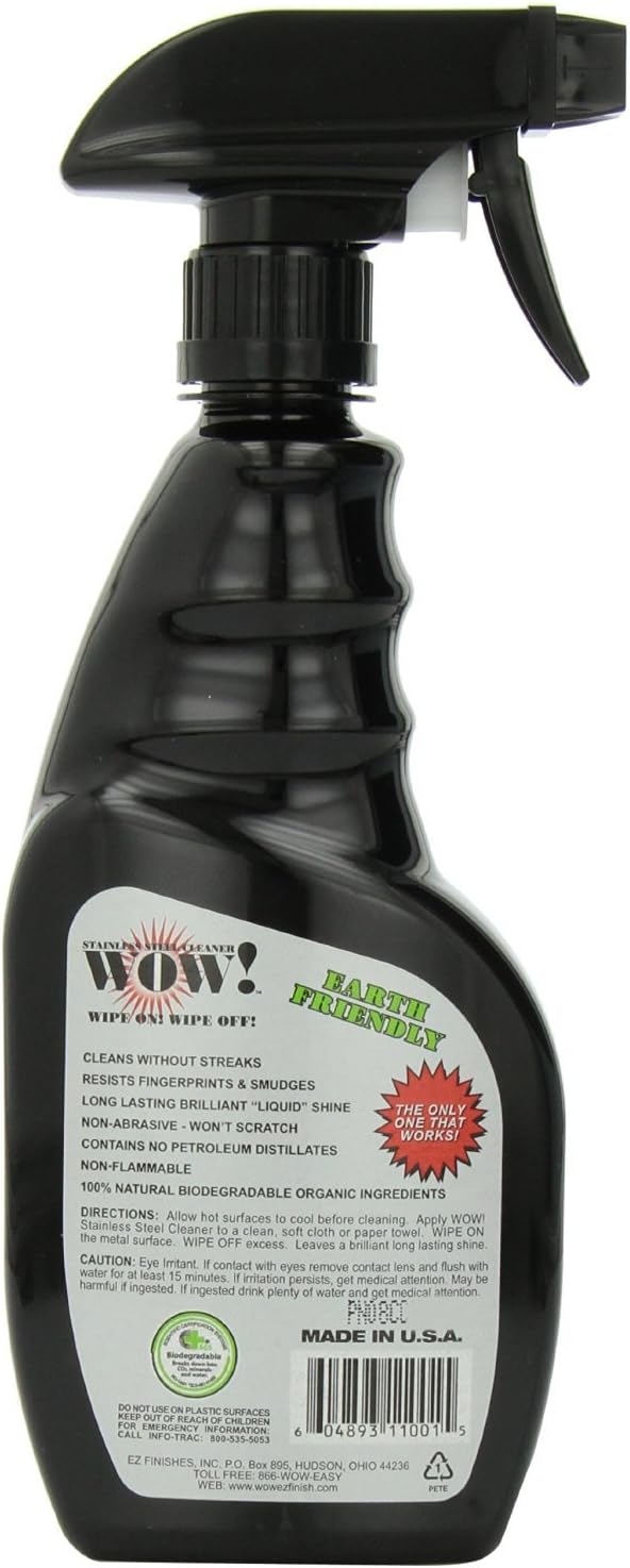 16 Fl Oz Stainless Steel Cleaner Pack of 6 U628