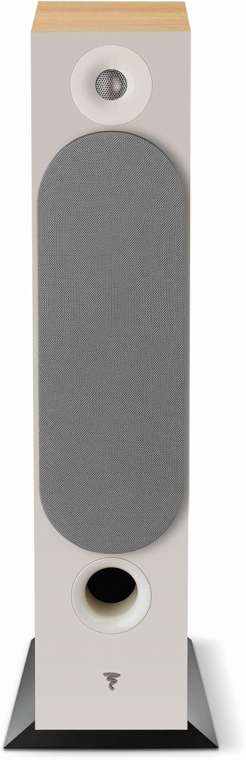 Light Wood 3-Way Floorstanding Speakers A171304