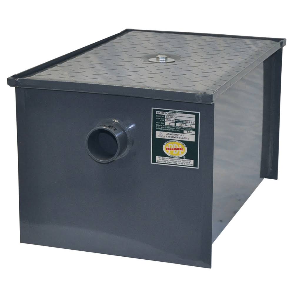 30 lbs Carbon Steel Grease Traps G853326