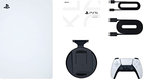 Playstation 5 Disc Version Console Horizon Forbidden West Bundle - 4K-TV Gaming, 16GB GDDR6 RAM, 8K Output, WiFi 6, Ultra-High Speed 825GB SSD L908