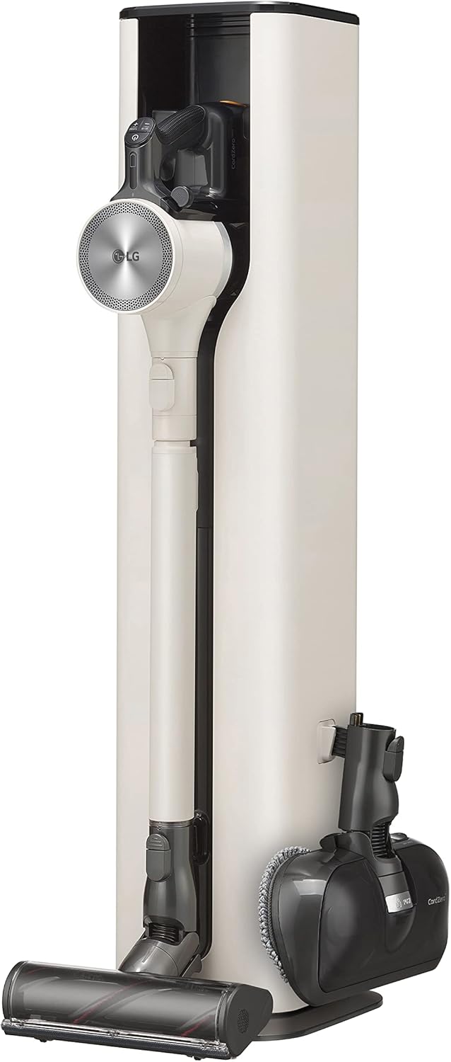 Cordless Stick Vacuum Cleaner with Wet Mop and Extra Removable Battery W14024
