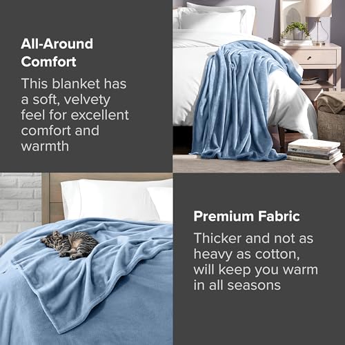 Twin/Twin XL Emerald Microplush Fleece Blanket M2066