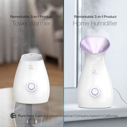 Teal Nano Ionic Facial Steamer with Stainless Steel Skin Kit U5353
