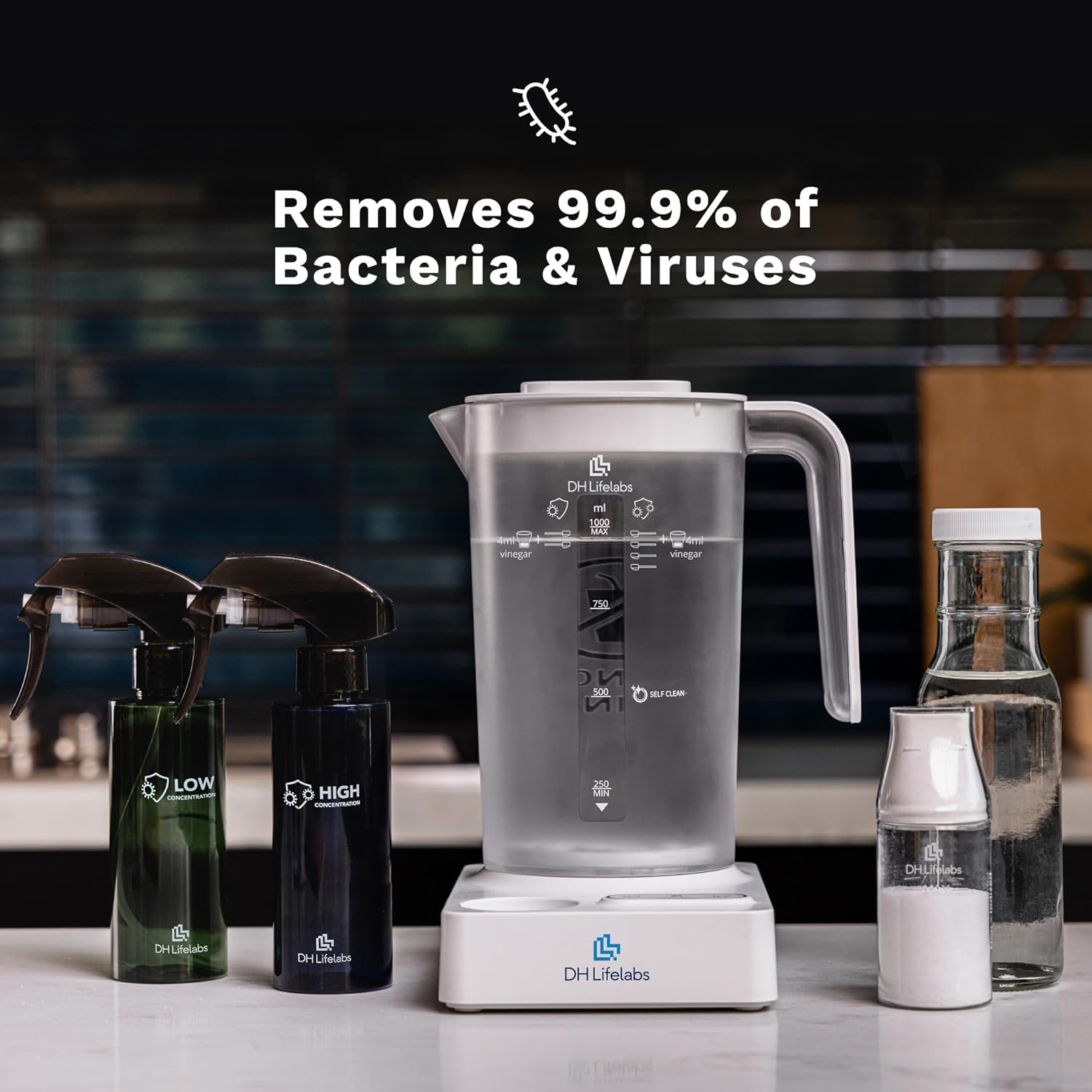 Mini Water Air Purifier Hypochlorous Acid Generator Combo I9573