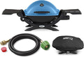 Blue Liquid Propane Grill Bundle with Adapter Hose and Cover (3 Items) K2936