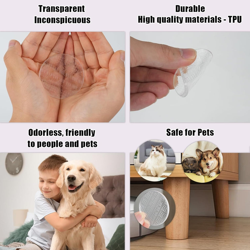 12 PCS Clear Non Slip Furniture Pads Q751083