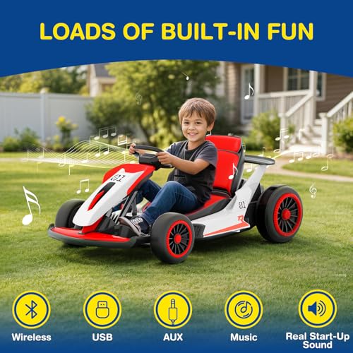24V Electric Go Kart with 5-Point Safety Belt M241