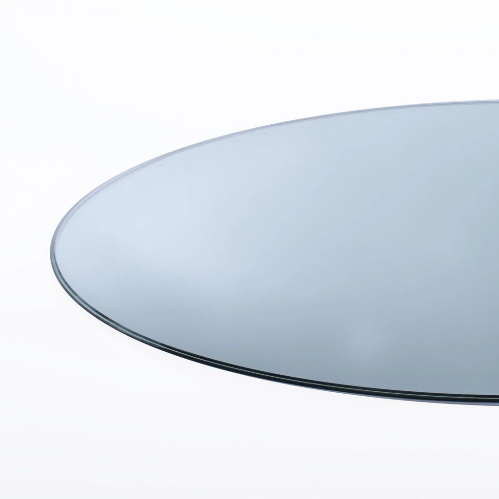 26" Round Clear Tempered Glass Table Top F9497