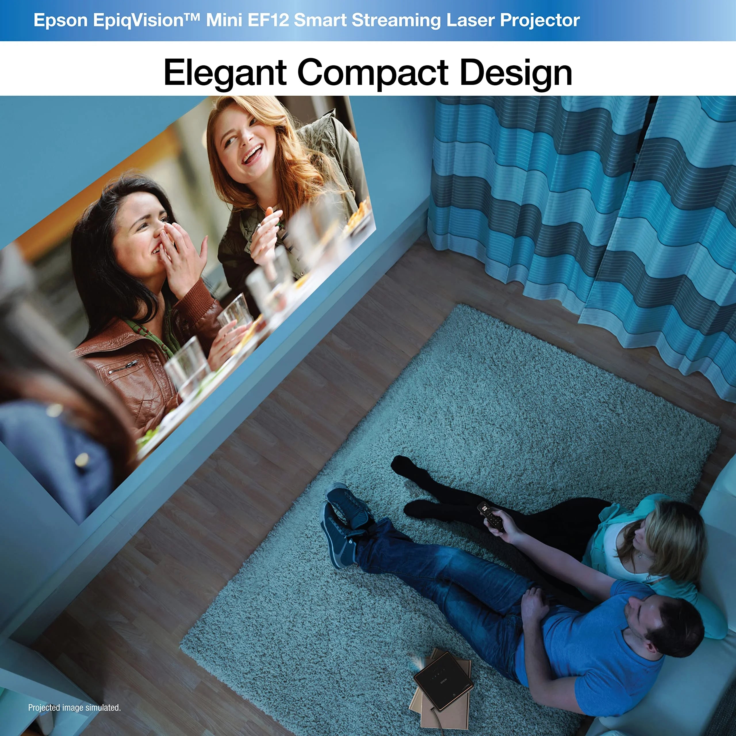 Mini EF12 Smart Streaming Laser Projector Z518