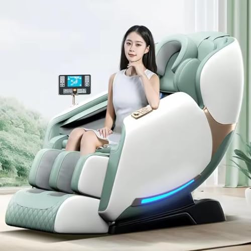 Green 3D Zero Gravity Massage Chair with Bluetooth Speaker R642523