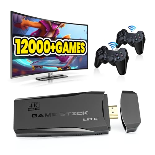 12,000+ Classic Games Retro Game Console with 2 Wireless Controllers H91148
