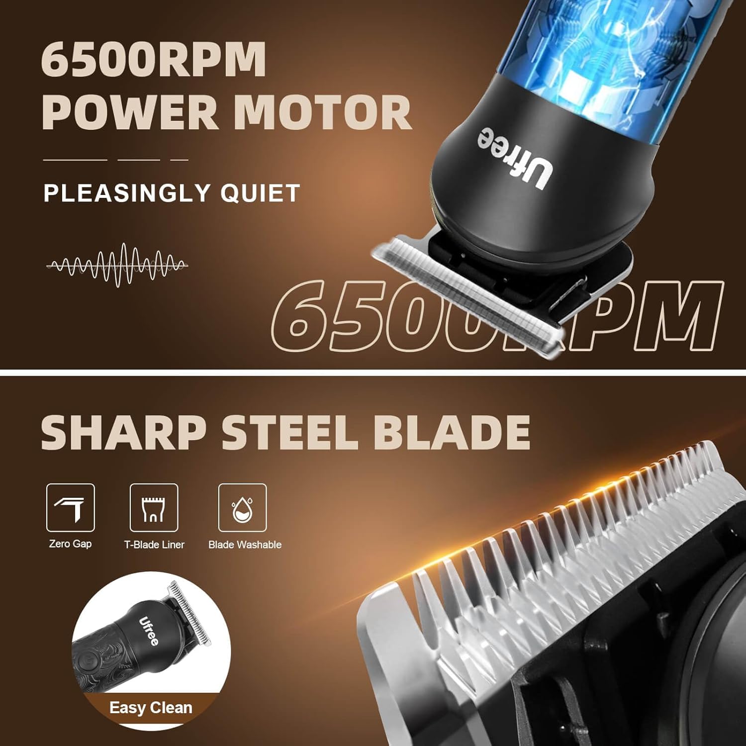 Beard Trimmer Electric Razor Cordless Hair Clippers 7 in 1 Beard Grooming Kit P434124