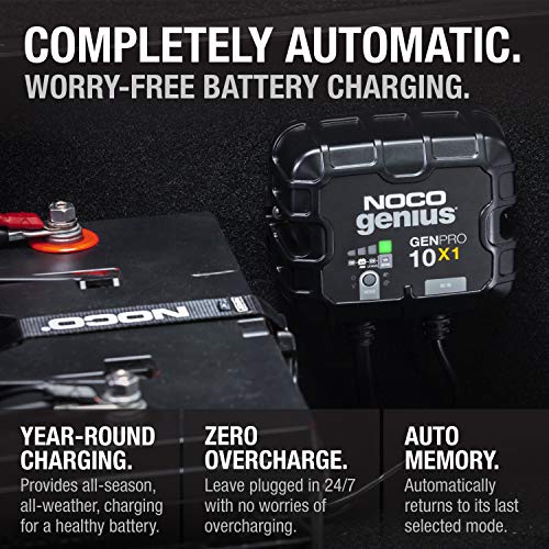 1-Bank 10A 12V Waterproof Marine Battery Charger T946767