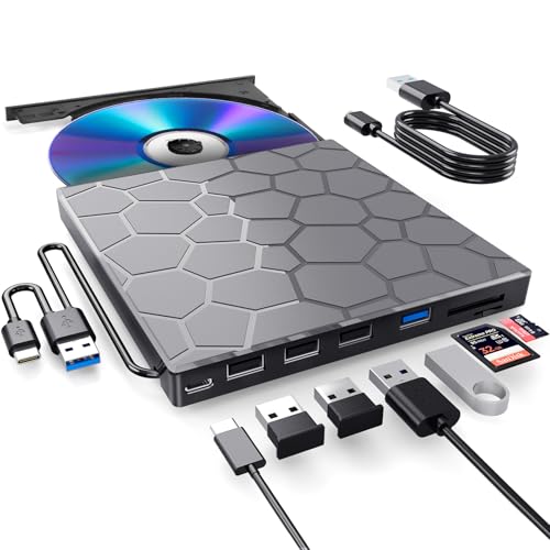 8 in 1 USB 3.0 Portable External CD/DVD Drive L184132