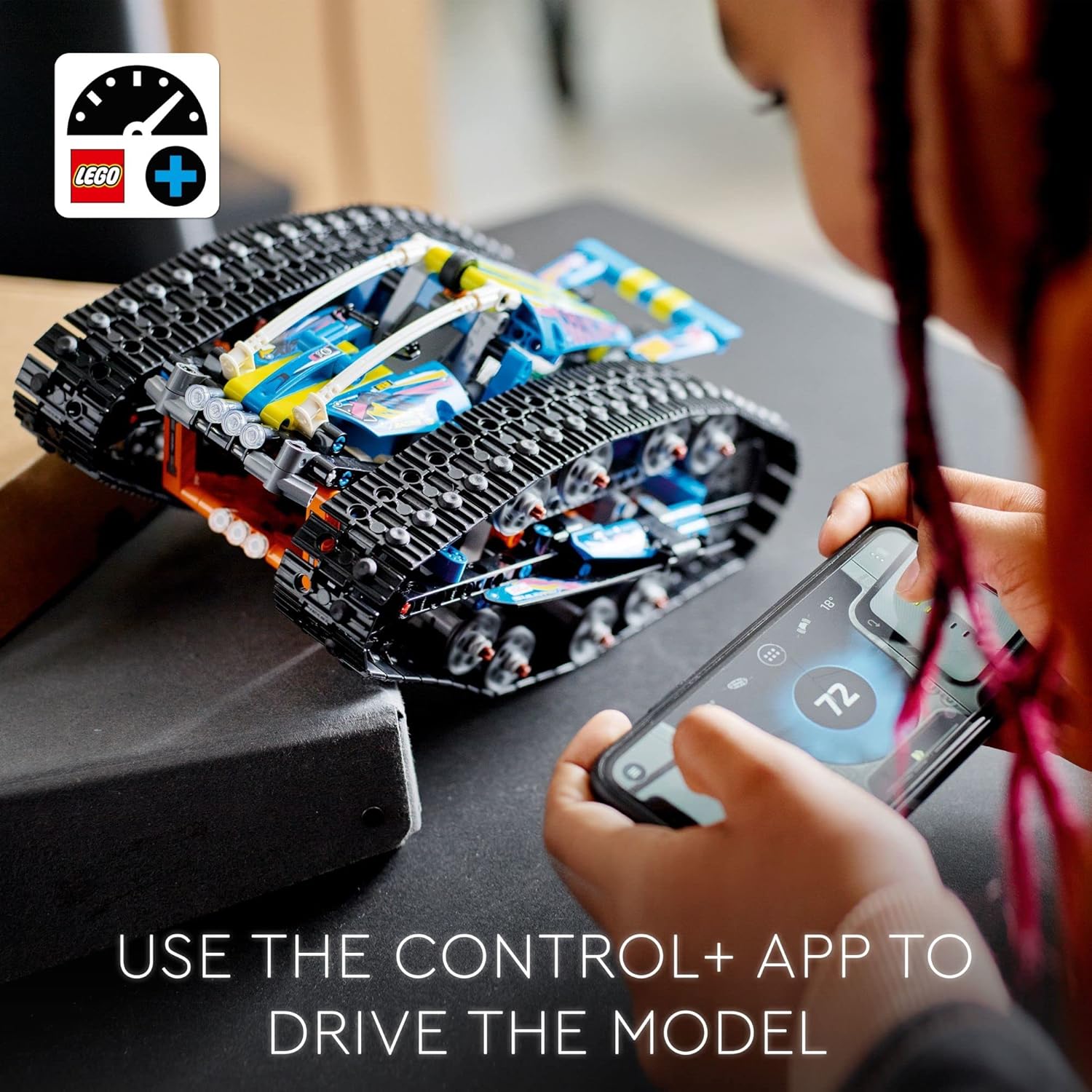App-Controlled Transformation Vehicle Building Car Kit B35311