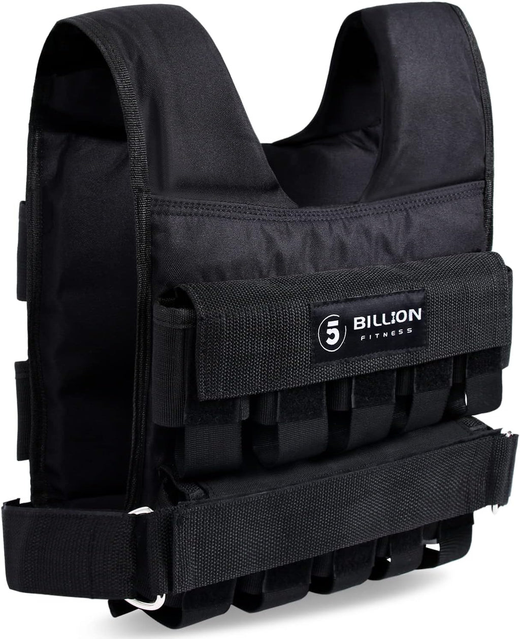 Adjustable Weighted Vest 0-44lbs with Solid Bar Weights N742