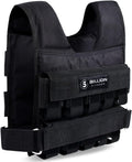 Adjustable Weighted Vest 0-44lbs with Solid Bar Weights N742
