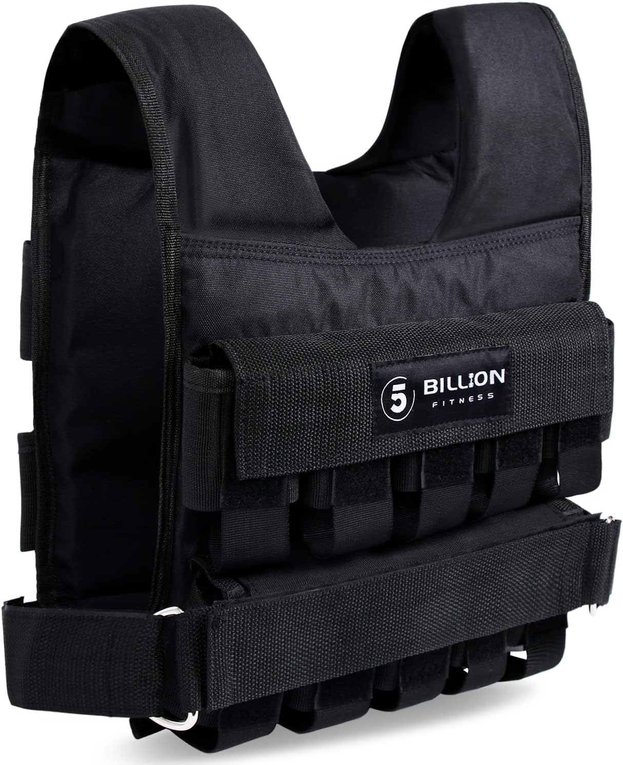 Adjustable Weighted Vest 0-44lbs with Solid Bar Weights N742