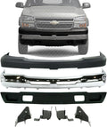 Front Bumper Chrome Steel Set G43559