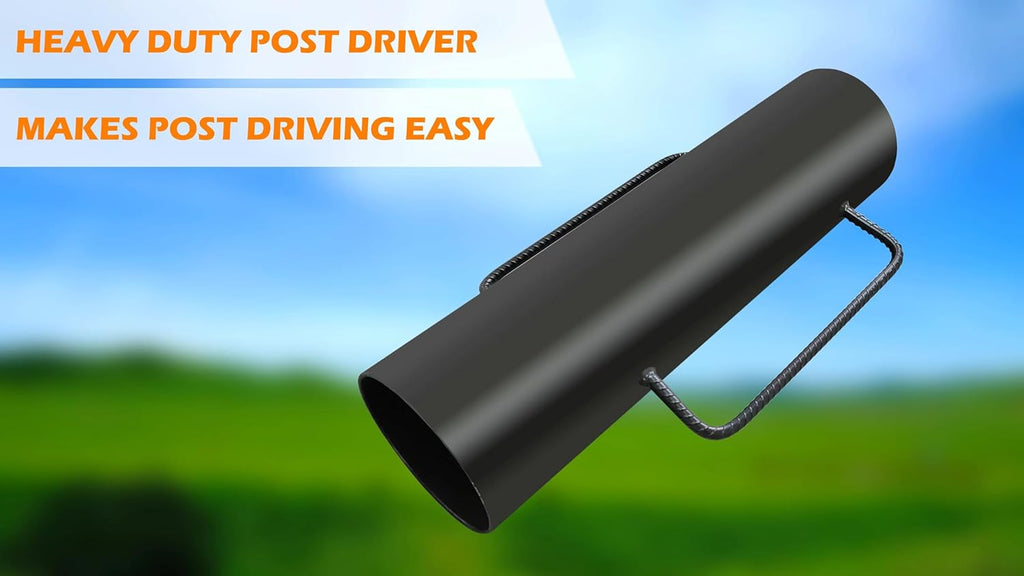 Black Heavy Duty Fence T Post Driver Y3420