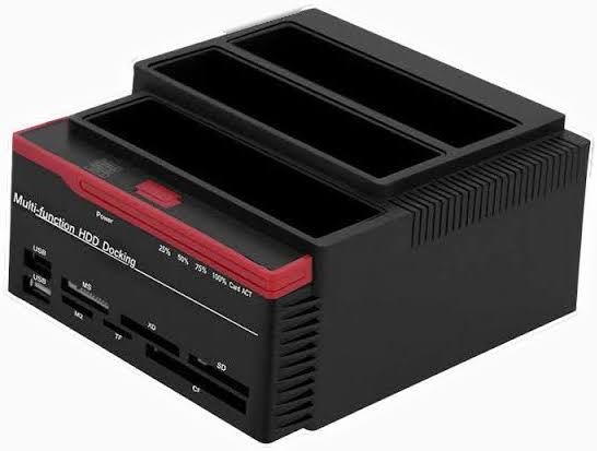 2.5x22 3.5x22 SATA IDE Hard Disk Drive HDD Docking Station Clone USB Hub Card Reader Y341