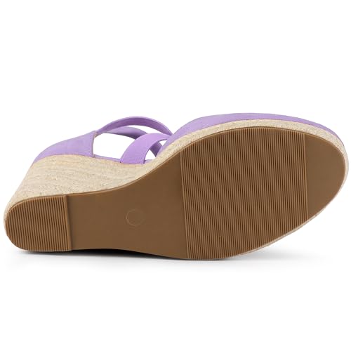 Women's Espadrilles Closed Toe Wedges Heels Sandals P7704