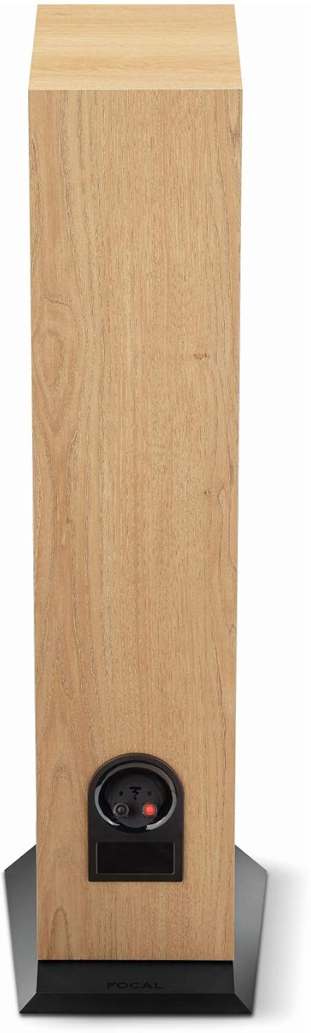 Light Wood 3-Way Floorstanding Speakers A171304